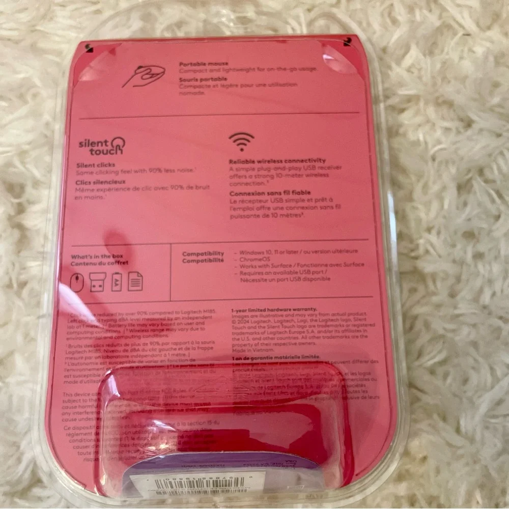 New Sealed Logitech M340‎ Wireless Mouse Floral Bouquets